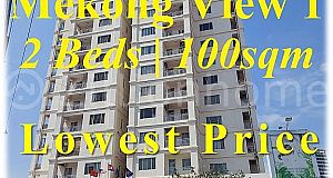 #SD005 👉 Condo Lowest Price! 2 Bedrooms, Net Size 100 sqm, at Mekong View 1 Chroy Chong Va Urgent Sale