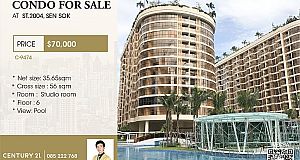 ខុនដូសម្រាប់លក់នៅThe Royal Condominium ផ្លូវ2004/Condo for sale at The Royal Condominium 2004  C-9474